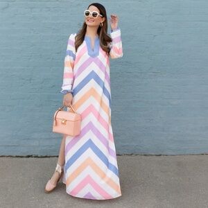 SAIL TO SABLE Caroline Striped Caftan Dress Sail to Sable x Style Charade